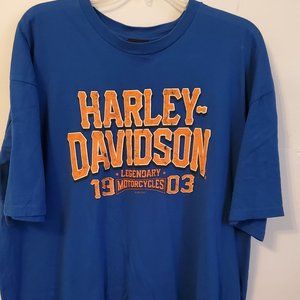 Harley Davidson men's T shirt, short sleeve Size 2X 100% cotton